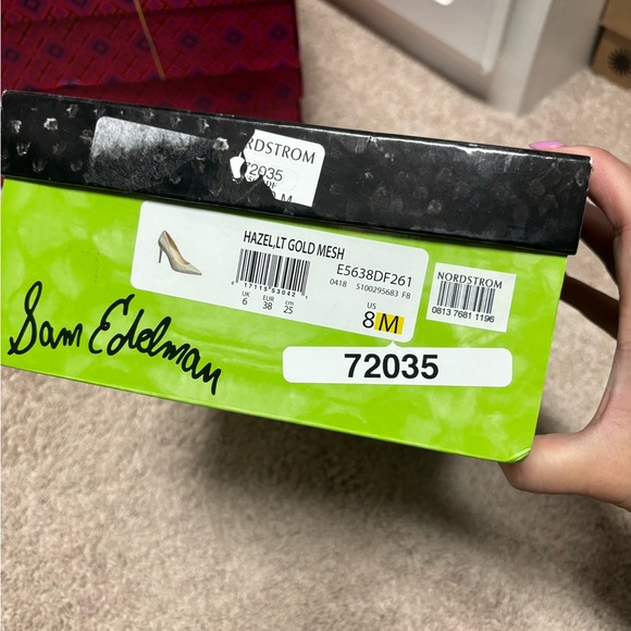 Women’s 8 Sam Edelman hazel pointed toe pumps - Picture 2 of 3